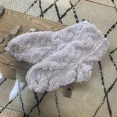 【新品・未使用】ルームソックス(ライトグレー) 23〜25㌢　/しまむら