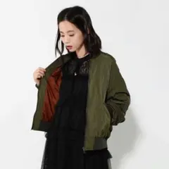 【ROSE BUD】美品!! ローズバッド MA-1 ボンバージャケット