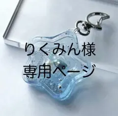 りくみん様　専用 No.222 星フル日に。　ダブルシェイカーキーホルダー