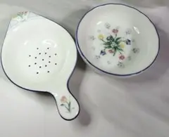 【美品】オールドノリタケ ティーストレーナー 茶漉し ジュエル ジュール スワン 美品】オールドノリタケ ティーストレーナー 茶漉し ジュエル