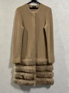 うさぎ帽子屋:エスカーダ: 【美品】カシミアロングカーディガン、サイズS うさぎ帽子屋様専用:エスカーダ: 【美品】カシミアロングカーディガン