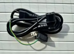 ●高品質BUFFALO電源ケーブルL字型3芯1.8m 3to2プラグ付●のサムネイル