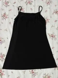 即発送 匿名発送 ユニクロ 完売品 ヒートテックスリップ M ロングスリップ 黒