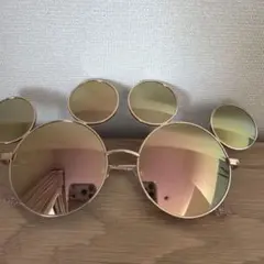 ミッキー型ミラーサングラス ディズニーランド ディズニーシー