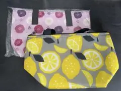 花柄・レモン柄弁当保冷バッグ