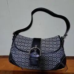 ✨美品✨ コーチ ソーホー レザー シグネチャー ショルダーバッグ 肩掛け 黒