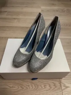 BENIR ベニル　グリッターシューズ　24cm シルバー　結婚式