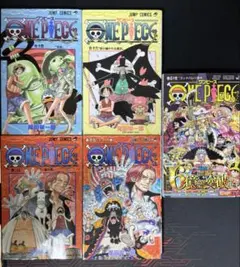 ONE PIEC　ワンピース　初版14巻 16巻 25巻105巻 114巻