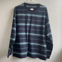 新品未使用！ユニクロ ボーダーTシャツ 長袖 メンズ Lサイズ タグ付