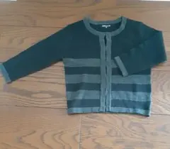 未使用　コムサイズム　カーディガン　冠婚葬祭　ブラック　グレー