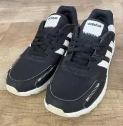 【adidas】レトロラン W 23.0cm ブラック EH1859 スニーカー