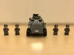 ドイツ軍 Sd.Kfz.251 ハーフトラック レゴ互換 (組み立て済み)