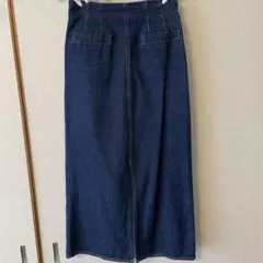 NATURAL BEAUTY BASIC デニムロングスカート M