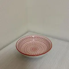 Francfranc 小皿(赤 幾何学模様)のサムネイル