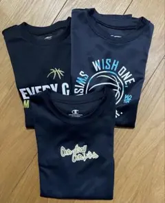 バスケット　ロングティシャツ3枚　140