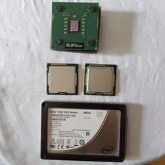 Intel SSD 320 Series 80GB と CPU３種
