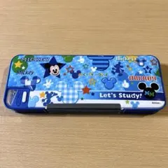 ミッキー　レトロ ペンケース