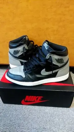 【美品】NIKE AIR JORDAN1RETRO HIGH OG シャドウ