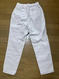 GLOBAL WORK ハイウエスト テーパードパンツ XS ホワイト