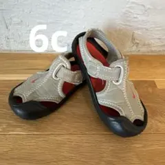 Nike ベビーサンダル グレー　6c 12センチ 13センチ