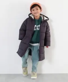 デビロック　洗える ファイバーダウン あったか防風 ロングコート