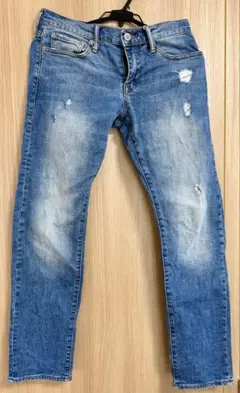 Gap SKINNY FIT COUPEMOULANTEダメージデニム73/76