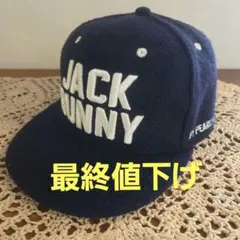 JACK BUNNY　秋冬用　ネイビーキャップ　中古