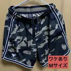 【ワケアリ】アンダーアーマー プロジェクトロック メッシュ ショートパンツ 迷彩