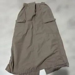 GU カーゴロングスカート ベージュ Sサイズのサムネイル