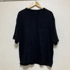 コットン オーバーサイズ Tシャツ L ブラック