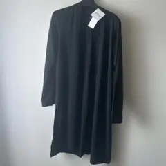 UNIQLO エアリズム UVカット ロングカーディガン S 黒未使用タグ付です