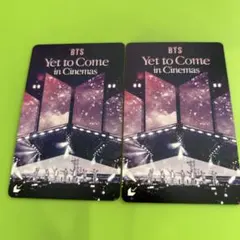 BTS Yet to Come in Cinemas カード 2枚セット