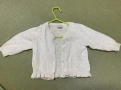 petit main カーディガン 80 オフホワイト