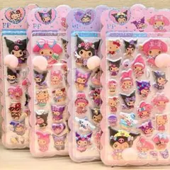 2枚セット サンリオ 日焼け おしりシール 夜光シール ぷにぷに