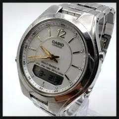 【稼働】CASIO カシオ★リニエージ アナデジ 腕時計 メンズ 電波ソーラー