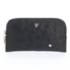 【美品】ANNA SUI プレイングキャット マルチケース 黒