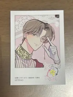 【匿名配送】多聞くん今どっち!? アニメイト特典 ミニフォトカード 橘敬人