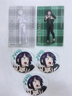 ヒロアカ bones store ボンズ クリアカード 缶バッジ 3枚 耳郎響香