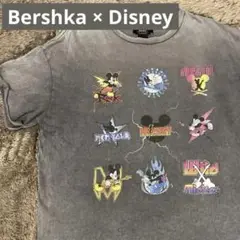 ベルシュカ ディズニー tシャツ グレー ミッキー M コラボ フェード