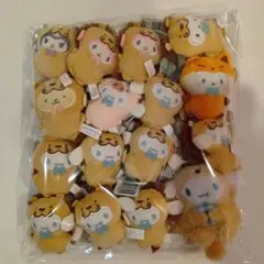 サンリオ ぬいぐるみマスコット 16個 どうぶつ着ぐるみ ラテらっこ サンリオ ぬいぐるみマスコット 16個 どうぶつ着ぐるみ ラテ