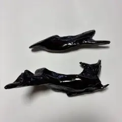 流木 2点セット 自然素材 工作素材