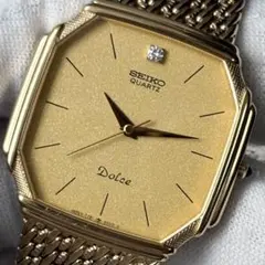 80s Vintage Seiko Dolce 1Pダイヤ メッシュオクタゴン 80s Vintage Seiko Dolce 1Pダイヤ メッシュオクタゴン - メルカリ
