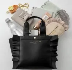 JILL by JILLSTUART フリルトートバッグ 黒