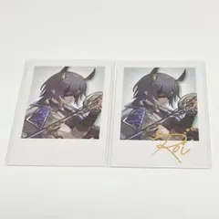 小柳ロウ にじさんじ Dytica 箔押し ウェルカム チェキ サイン入り レア