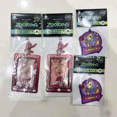 ズートピア Happyくじ ガゼル カードホルダー フィニック チャームのサムネイル