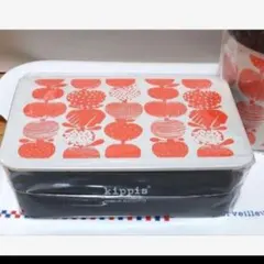 ★ kippis キッピス ランチボックス お弁当箱 りんご柄のサムネイル