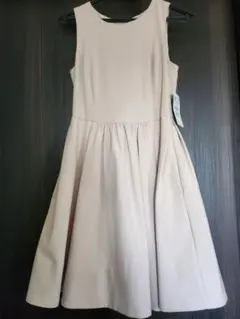 新品　ZARA　BASIC　ザラベーシック　ベージュ　ワンピース　サイズXS