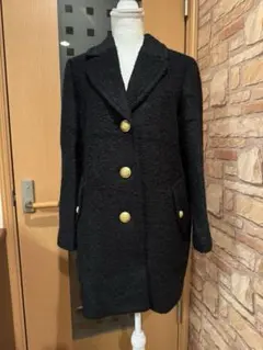 BLUE LABEL CRESTBRIDGE チェスターコート　羊毛　モヘヤ　M