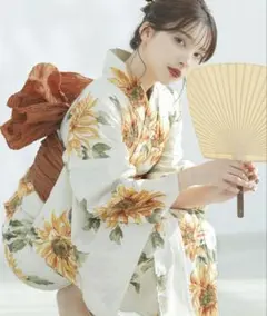 きみ様新品3点セット　dita 夏色の向日葵しらべ Amazon.co.jp: 夏色の向日葵しらべ藍 Dita オトナ浴衣 完売品