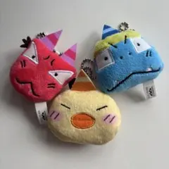 おじゃる丸 小鬼トリオ クレーンゲーム マスコットキーホルダー